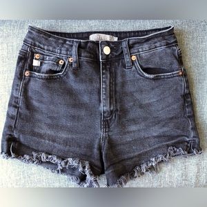 Just USA Black Jean Shorts